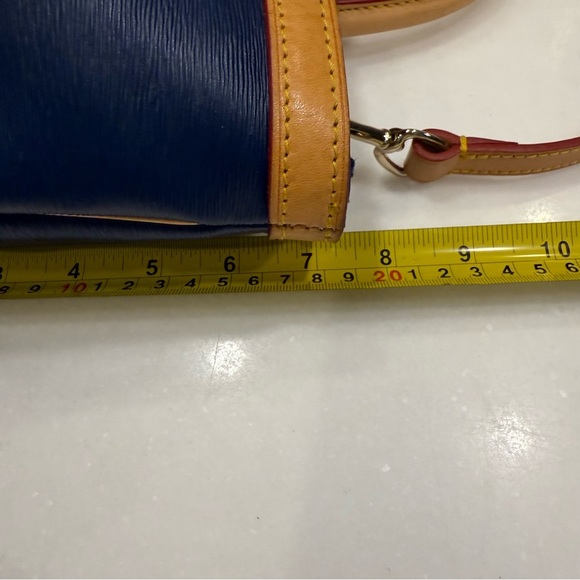 Dooney & Bourke Saffiano Leather Cross-body Satchel Bag Navy Blue NWOT - Picture 11 of 16